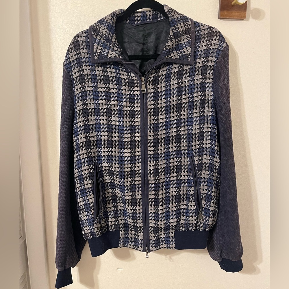Brioni suede leather bomber *prototype*